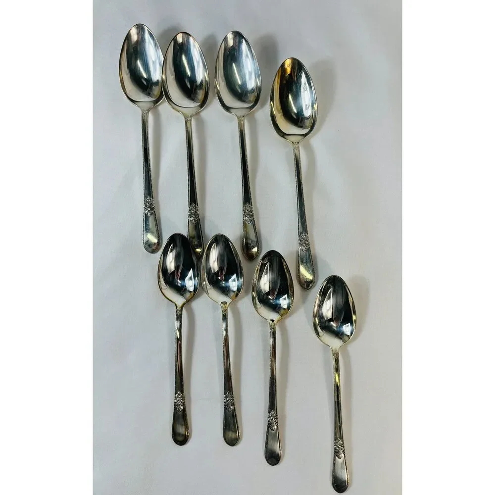 1847 Rogers Bros Silverplate 76 PC LOT ADORATION Pattern 1930s With Box
